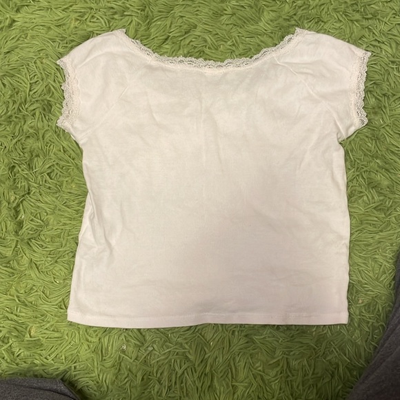 brandy larissa short sleeve crop top - Picture 4 of 4